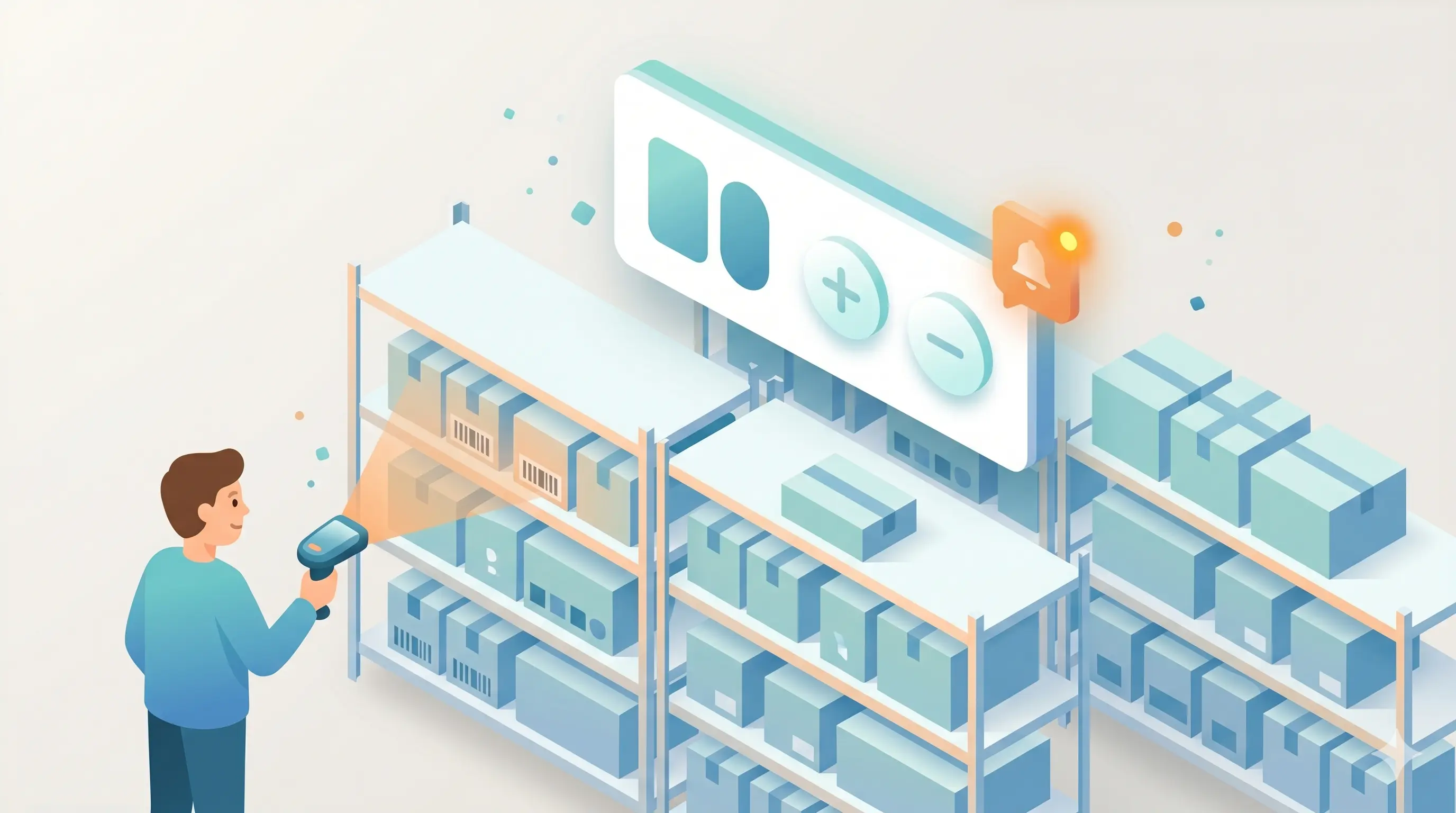 Sistema de inventario para PyMEs argentinas: dashboard mostrando stock, alertas y movimientos de almacén en tiempo real